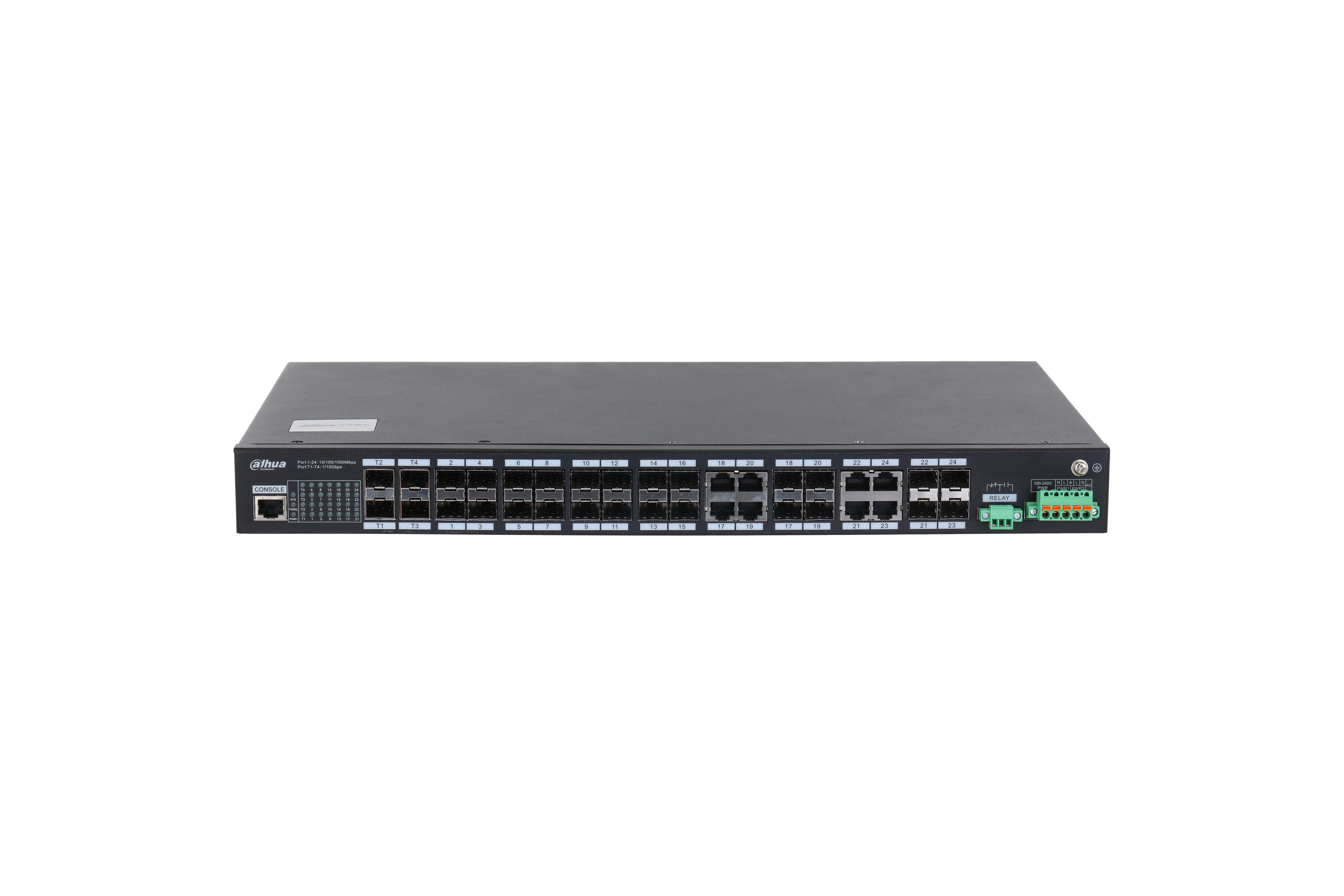 中文易币付(中国)三层管理型千兆工业级以太网交换机 DH-IS5600-24GFT4XF